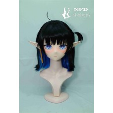 (NFD044)Customize Handmade Crossdress Full Head Female/Girl Resin Japanese Cartoon Character Animego Cosplay Kigurumi Mask